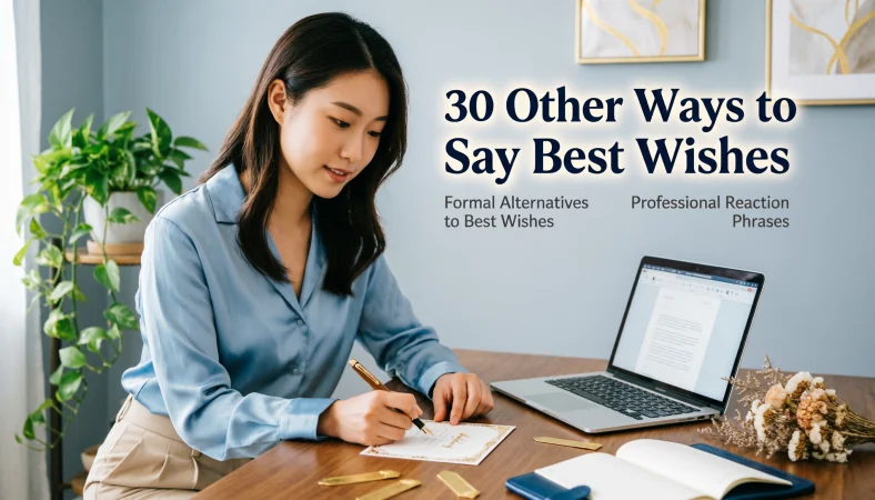 Other Ways to Say Best Wishes
