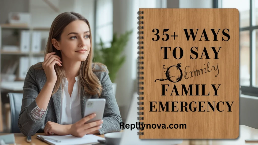 Other Ways to Say Family Emergency