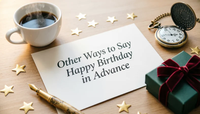 other ways to say happy birthday in advance