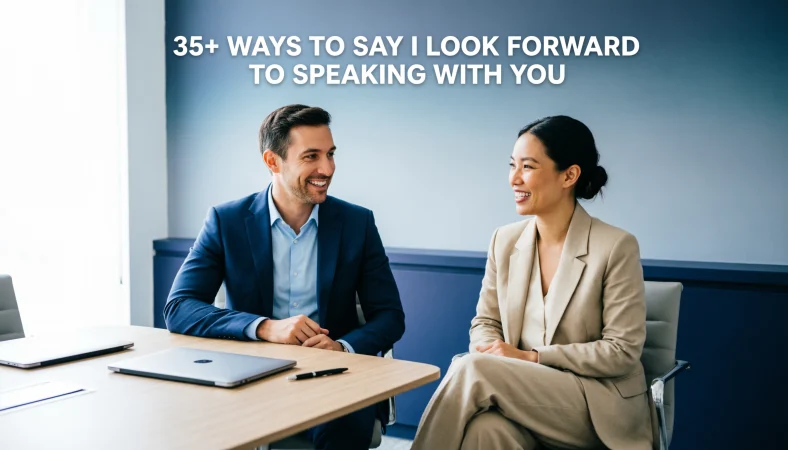 Other Ways to Say I Look Forward to Speaking With You