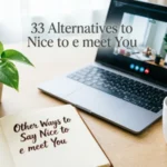 Other Ways to Say Nice to e meet You
