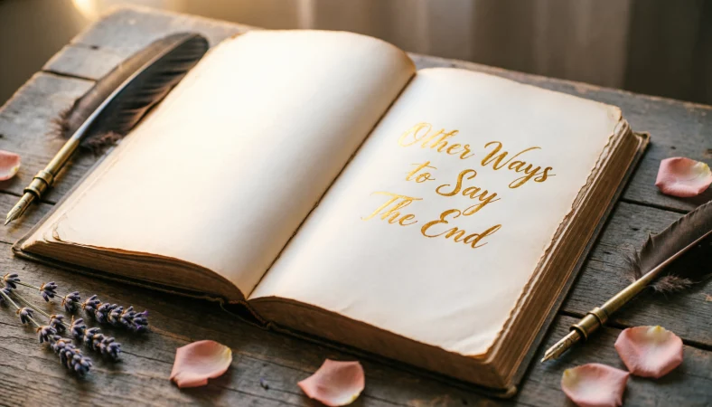 other ways to say the end in a story