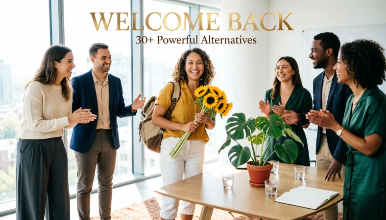 Other Ways to Say "Welcome Back