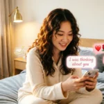 Respond to “I was thinking about you”