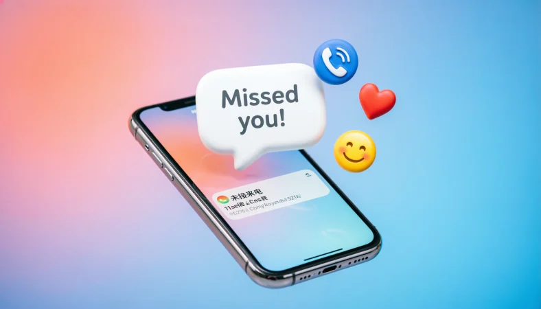 Responses to a missed call